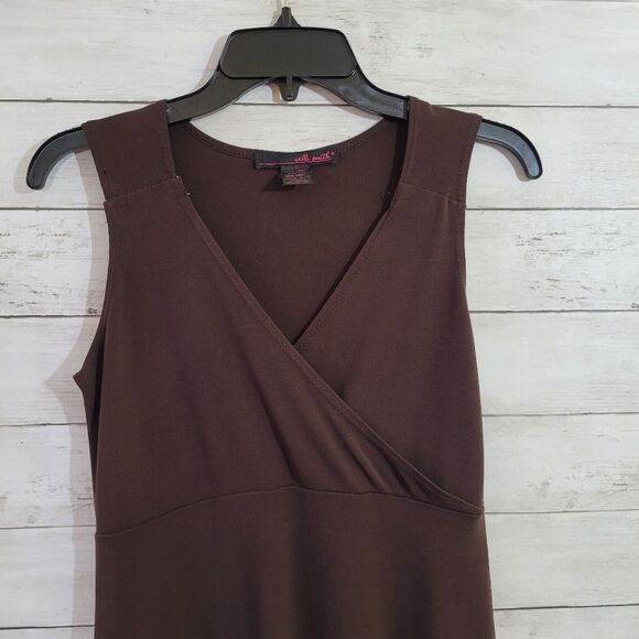 Willi Smith Faux Wrap Dress Size Small - Picture 2 of 7